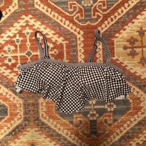 PLUS SIZE Gingham bikini top